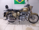 BAGAGEIRO C/ENCOSTO P/ROYAL ENFIELD CLASSIC 500-PRF