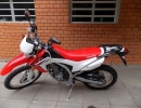 BAGAGEIRO MOD.CHAPA P/HONDA CRF 250L 2012/2013 - PR FOSCO