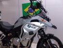 PROTETOR DE CARENAGEM SUPERIOR P/BMW F 850 GS ADVENTURE 2018_2023 PRATA