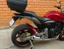 BAGAGEIRO MOD.TUBULAR ESPECIAL P/HONDA HORNET 600-PR FOSCO