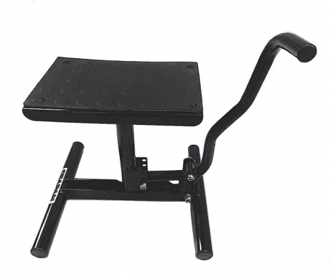 CAVALETE SUSPENSÃO CENTRAL LINHA MOTO OFF-ROAD-IMPORTADA [REGULAGEM ALTURA] (PLB)