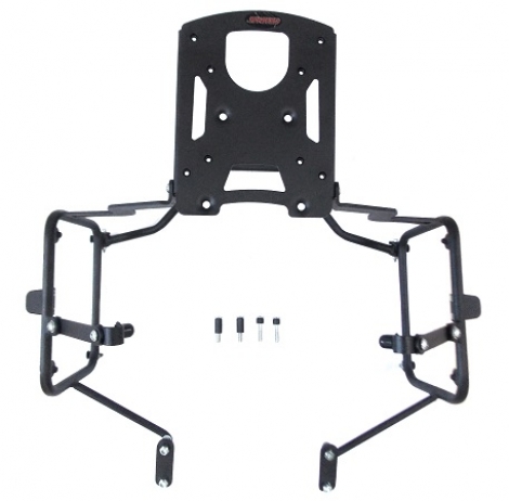 SUPORTE MALAS LATERAIS E BAGAGEIRO CHAPA BMW F 650GS/ F 700GS/ F 800GS 2010-2018 (PFM)