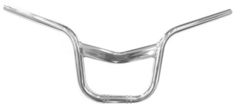 GUIDÃO MODELO MOTOBOY COM REFORÇO CHATO HONDA CG 150 TITAN 2004-2008/ OUTRAS (CRO)