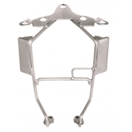 SUPORTE FAROL E INSTRUMENTOS P/HONDA TITAN-150 SPORT 2005_2008 - PRATA